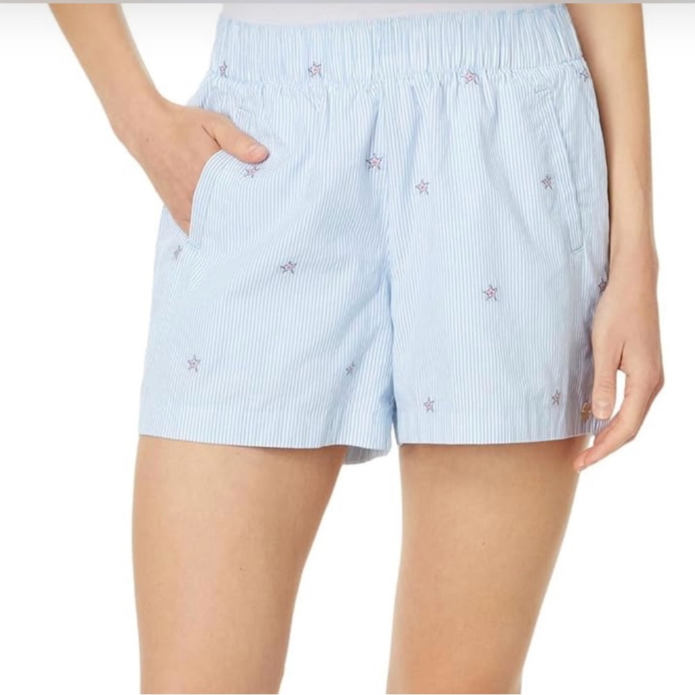 Lilly Pulitzer High Waist Blue Summer Shorts